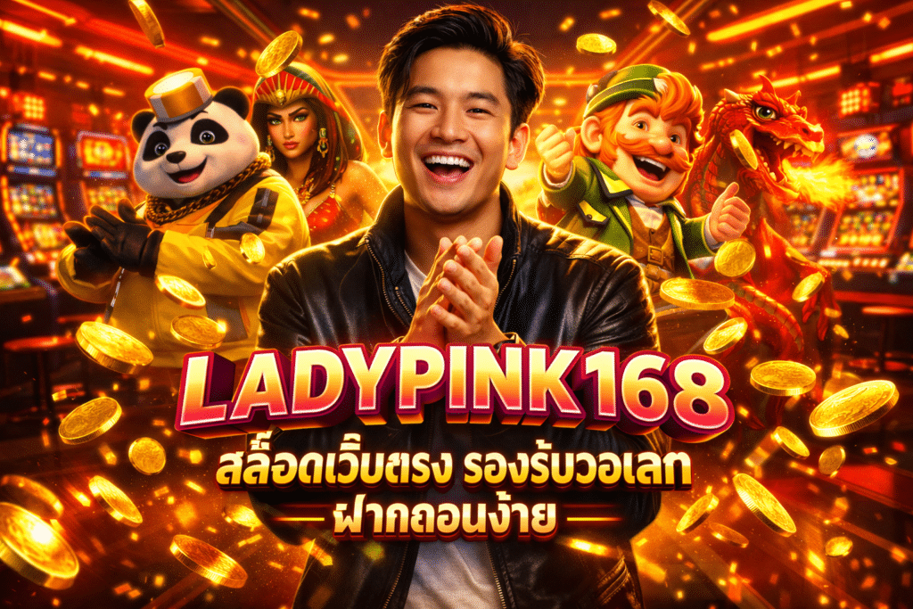 LADYPINK168 สล็อตเว็บตรง รองรับวอเลท ฝากถอนง่าย