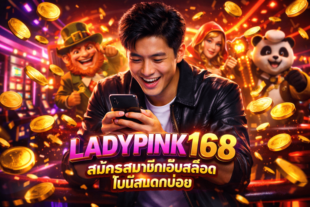 LADYPINK168 สมัครสมาชิกเว็บสล็อต โบนัสแตกบ่อย